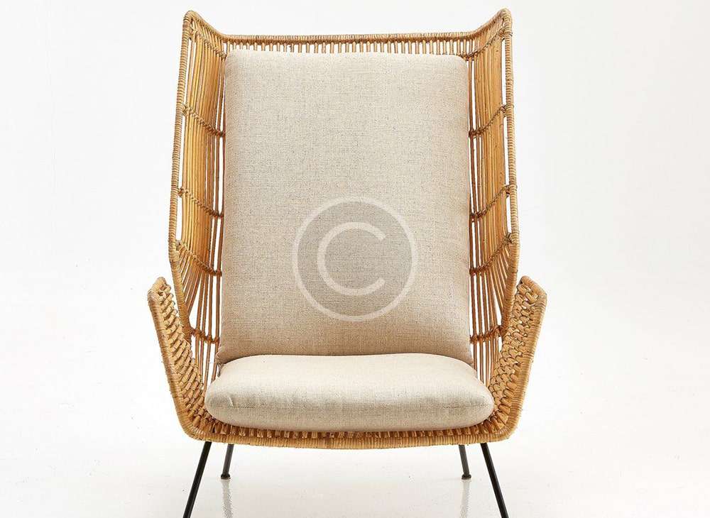 Wicker Lounge Chair